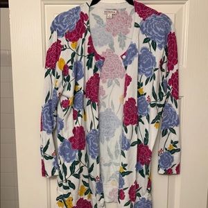 Women’s floral cardigan